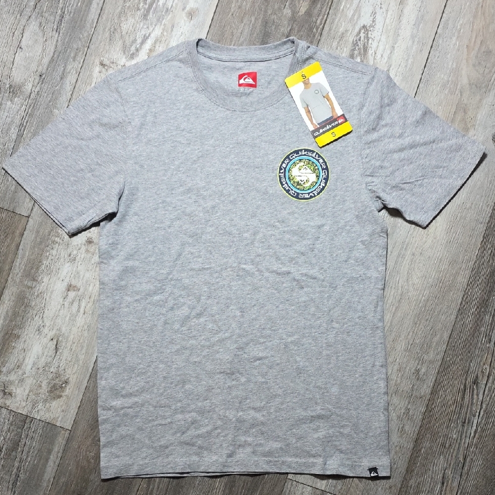 Quiksilver|  Men's Short Sleeve 100% Cotton Graphic Tee Sm *NWT